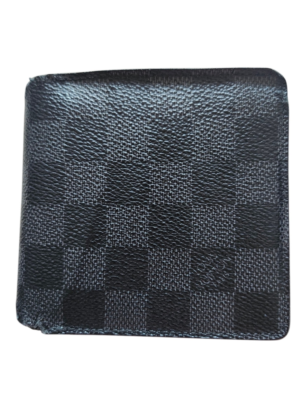 Louis Vuitton Multi Wallet In Damier Graphite Canvas (Rehab Gusset Areas)